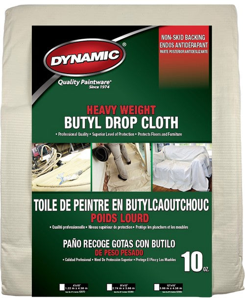 Dynamic 10 oz. Heavy Weight Butyl Drop Cloth-Paintpourri