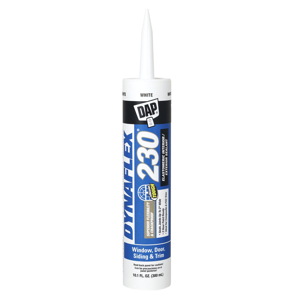 Dap Dynaflex 230 White Elastomeric Door, Trim and Window Sealant