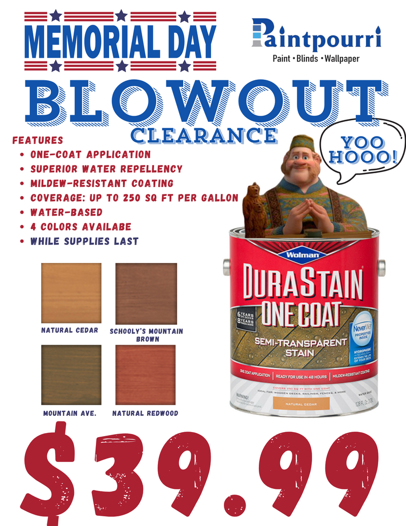 WOLMAN™ DuraStain® Semi-Transparent Stain