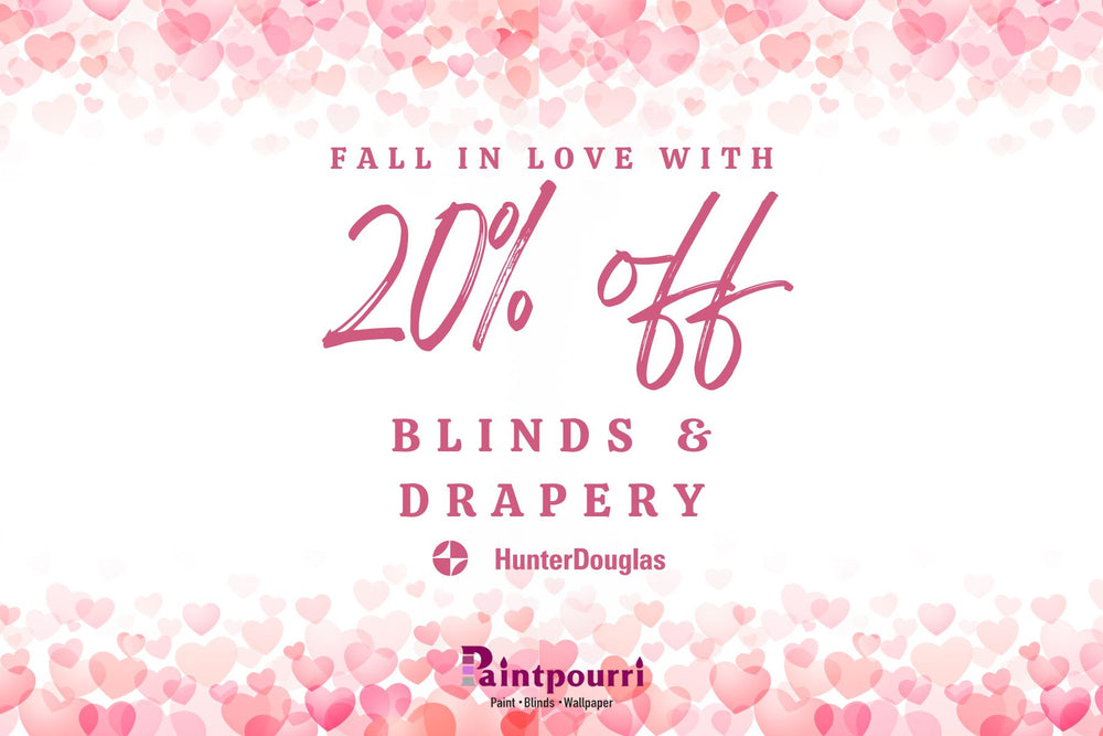 20% 0ff Blinds & Drapery!