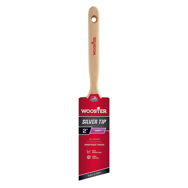 Wooster 5221 Silver Tip Angle Sash Paint Brush- Paintpourri