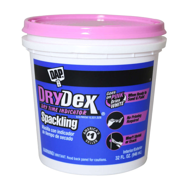 Dap Drydex Interior Exterior Spackle with Dry time indicator