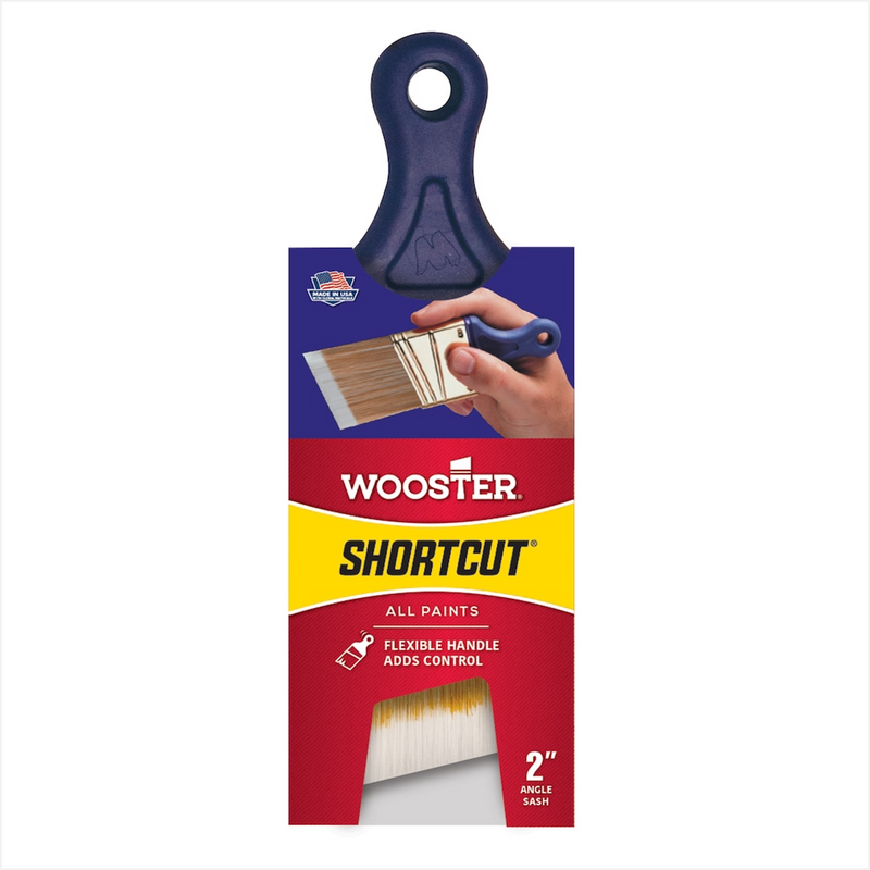 Wooster Shortcut 2 in. W Angle Paint Brush- Paintpourri