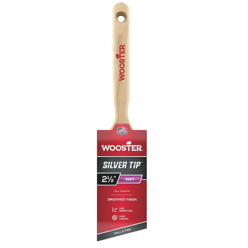 Wooster 5221 Silver Tip Angle Sash Paint Brush- Paintpourri