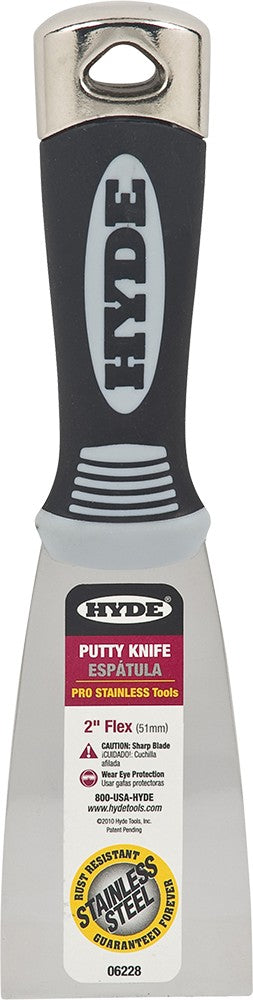 Hyde Pro Stainless Steel Flexible Putty Knife- Paintpourri