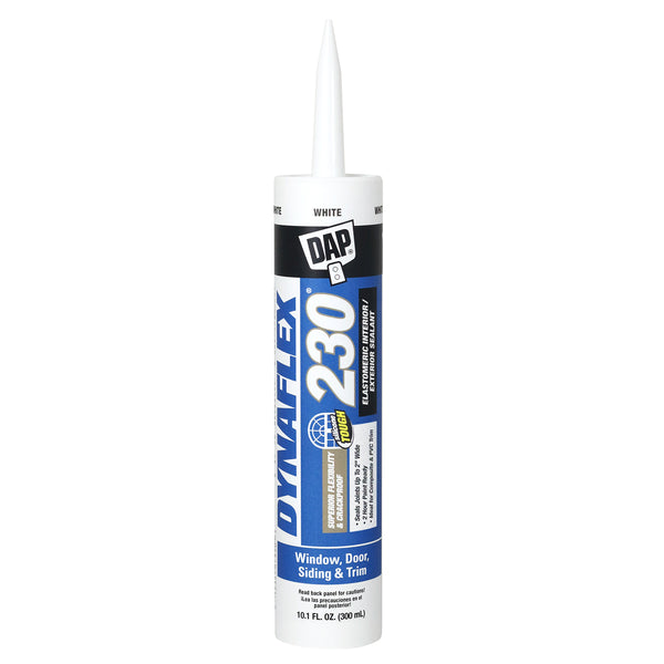 Dap Dynaflex 230 White Elastomeric Door, Trim and Window Sealant 10.1 oz.- Paintpourri